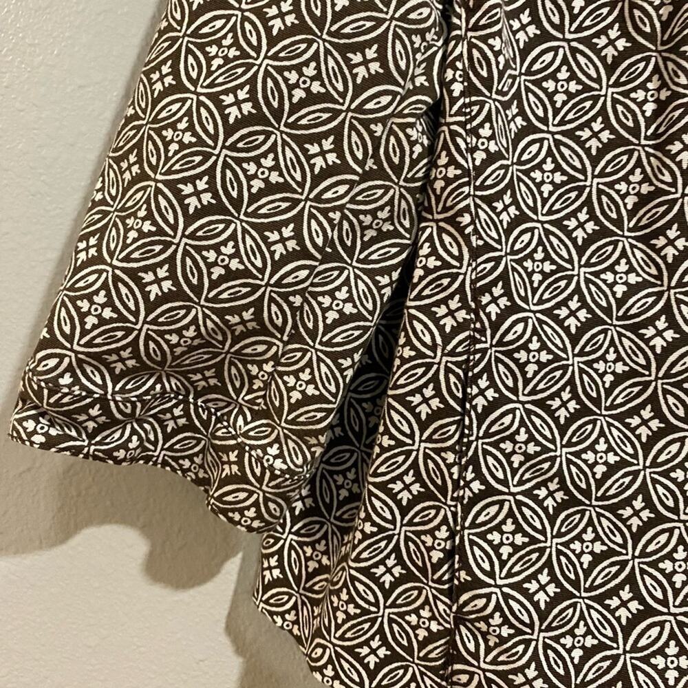 Talbots Brown Pattern One Button Blazer Sz 6p - image 7